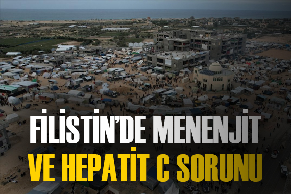 Yerinden edilen Filistinlilerde menenjit ve hepatit C tespit edildi
