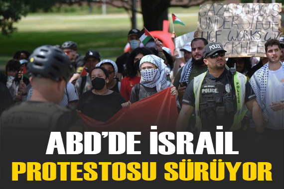 ABD deki üniversitelerde İsrail in soykırımı protesto ediliyor