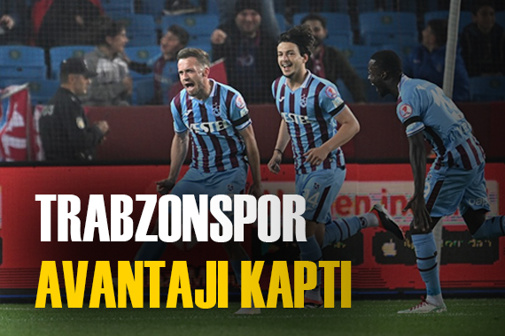 Trabzonspor, rövanşa avantajlı gidiyor