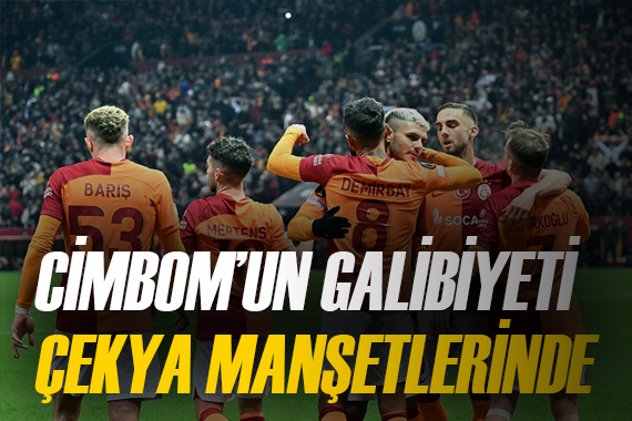 Galatasaray ın galibiyeti Çekya da gündem oldu
