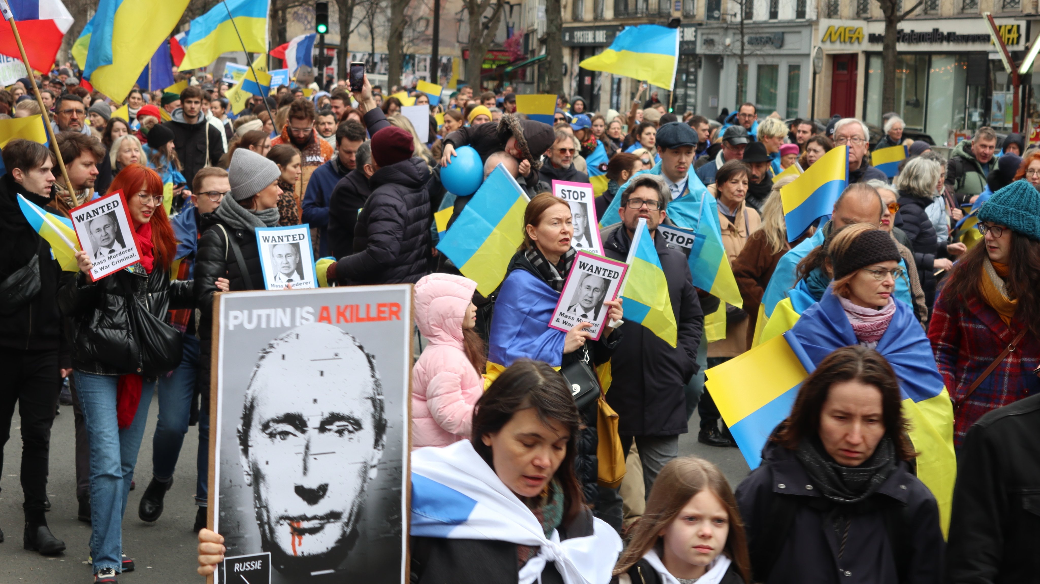 Ukrayna ya destek gösterileri sürüyor