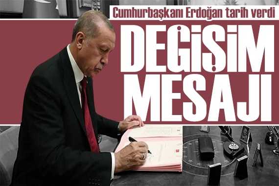 AK Parti de kritik MKYK! Cumhurbaşkanı Erdoğan dan değişim mesajı