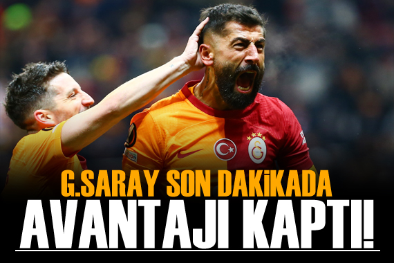 Galatasaray son dakikada avantajı kaptı!