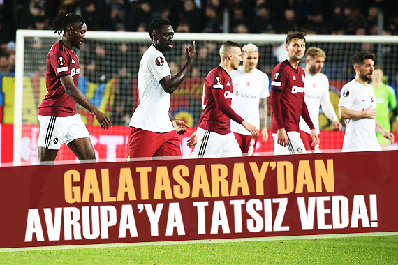 Galatasaray, Avrupa Ligi ne veda etti!