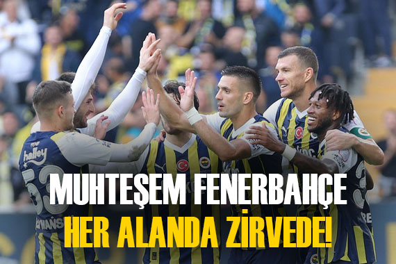 Fenerbahçe, her alanda rakiplerine üstünlük kurdu!