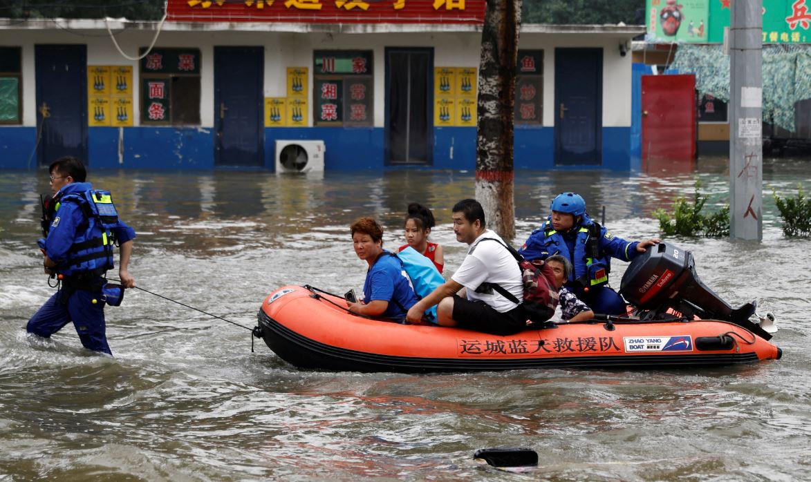 Çin in Hıbey eyaletinde sel nedeniyle 1,2 milyon kişi tahliye edildi