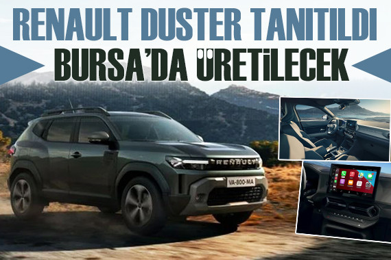 Yeni Renault Duster dünyada ilk kez Türkiye de tanıtıldı