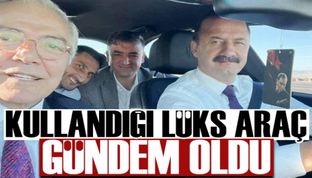 Yavuz Ağıralioğlu'nun kullandığı lüks araç gündem oldu