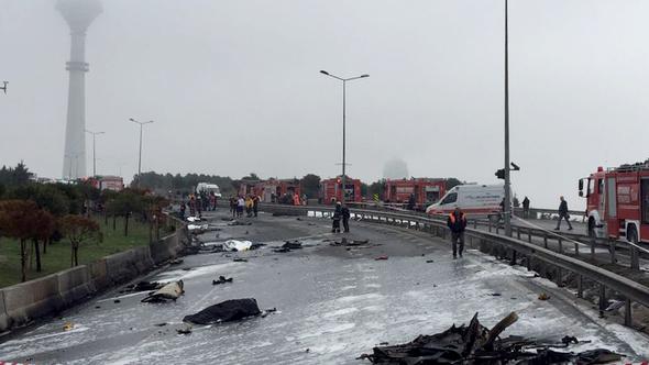 Eczacıbaşı nın helikopteri düştü