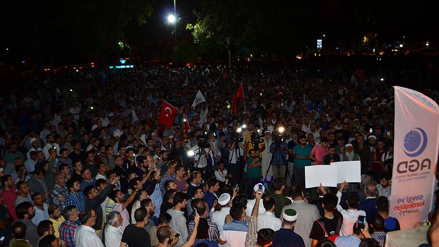 İstanbul da Arakan protestosu