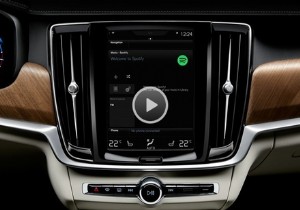 Volvo dan tüm yeni otomobillerine Spotify!