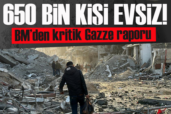 İsrail in Gazze ye yönelik saldırıları devam ediyor! 650 bin kişi artık evsiz