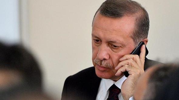 Erdoğan dan tebrik telefonu