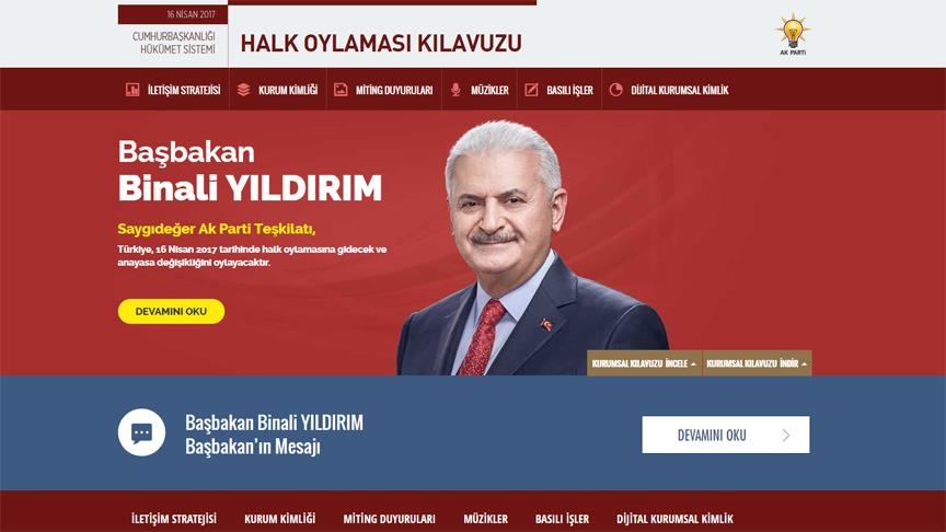 AK Parti den web sitesi