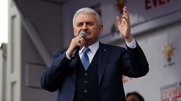 Yıldırım dan 50 referandum mitingi