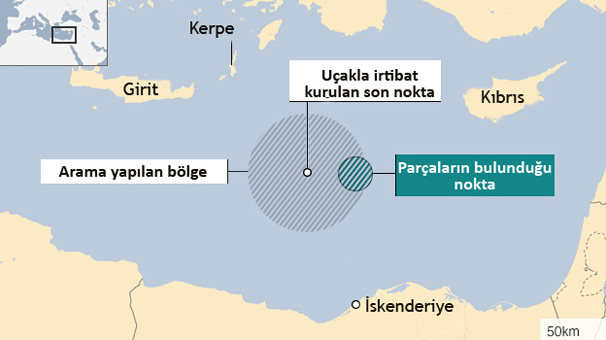 Düşen uçaktan ceset parçaları kaldı!