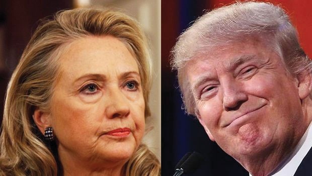 Hillary ve Trump arasında mücadele!