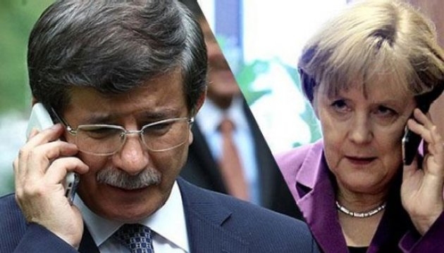 Davutoğlu ile Merkel telefonda görüştü!