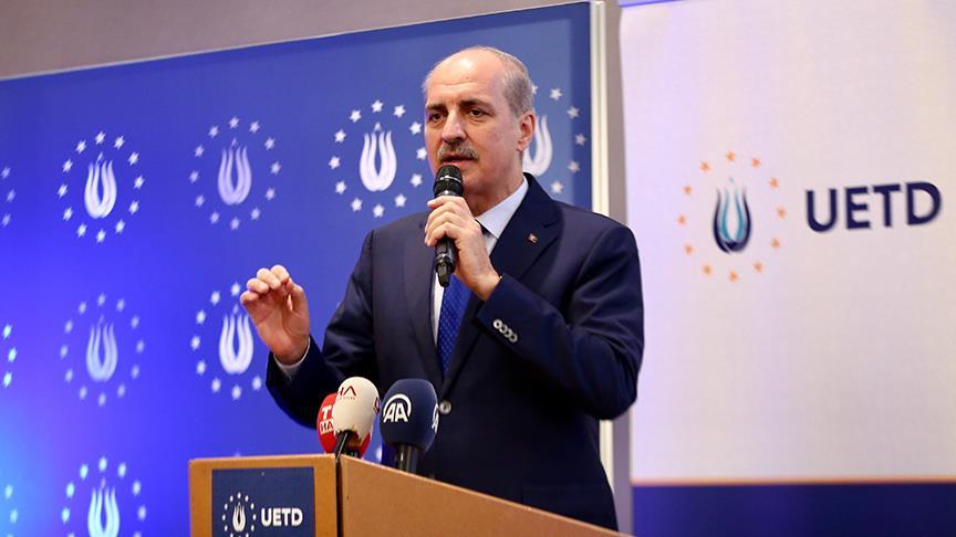 Kurtulmuş Fransa da konuştu