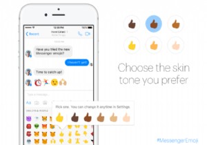 Facebook Messenger emojileri artık daha renkli