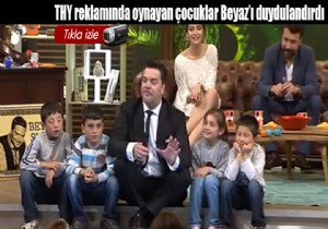 THY nin Minik Yıldızları Beyaz ı Şaşırttı!  Şu anda ağlasam ağlarım  Dedi! İZLE