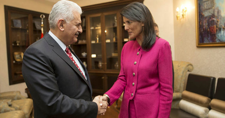 Binali Yıldırım, Nikki Haley i kabul etti