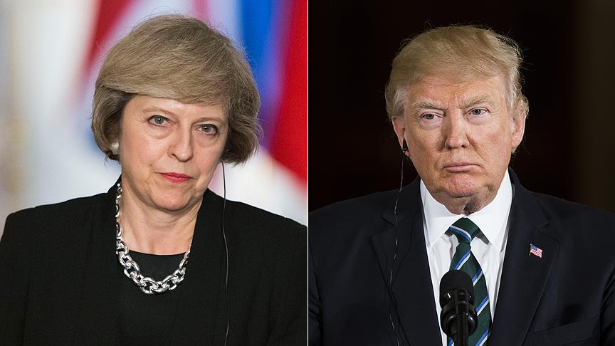 May ve Trump görüştü