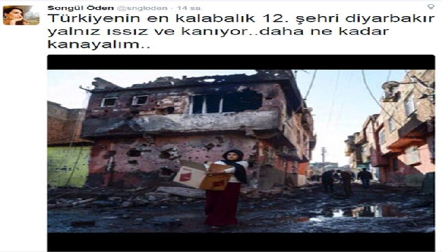 Songül Öden den Diyarbakır mesajı!