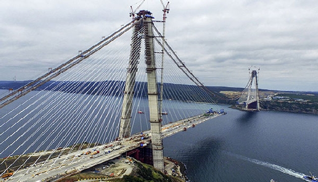 3. Köprünün bitimine 439 metre kaldı!