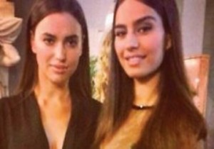 Amine Gülşe Irina Shayk’la yan yana