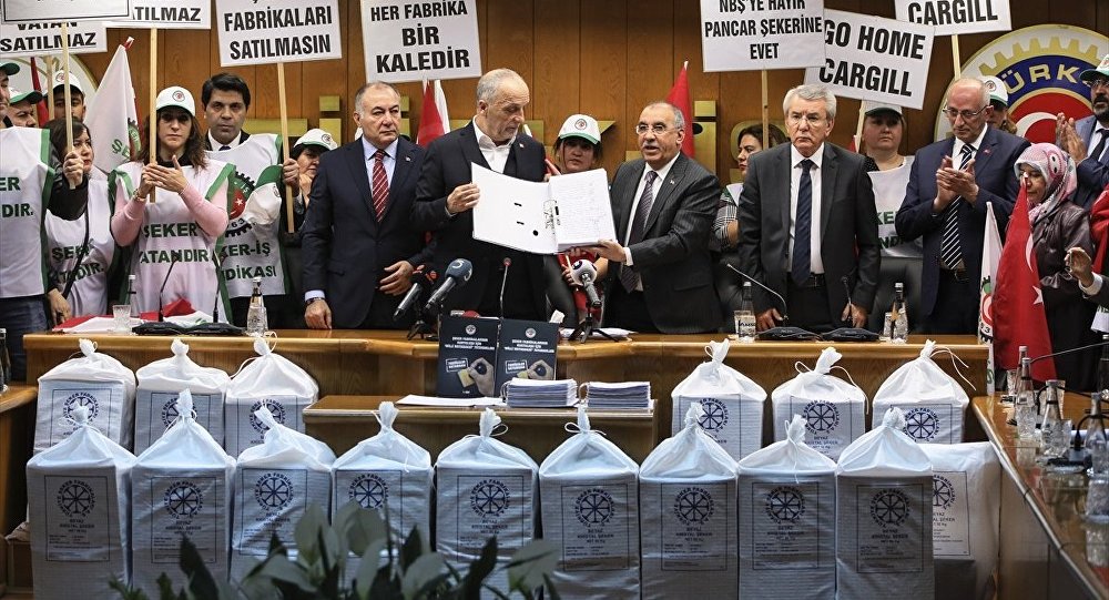 Şeker fabrikalarının özelleştirilmesine karşı 1 milyon 690 bin imza