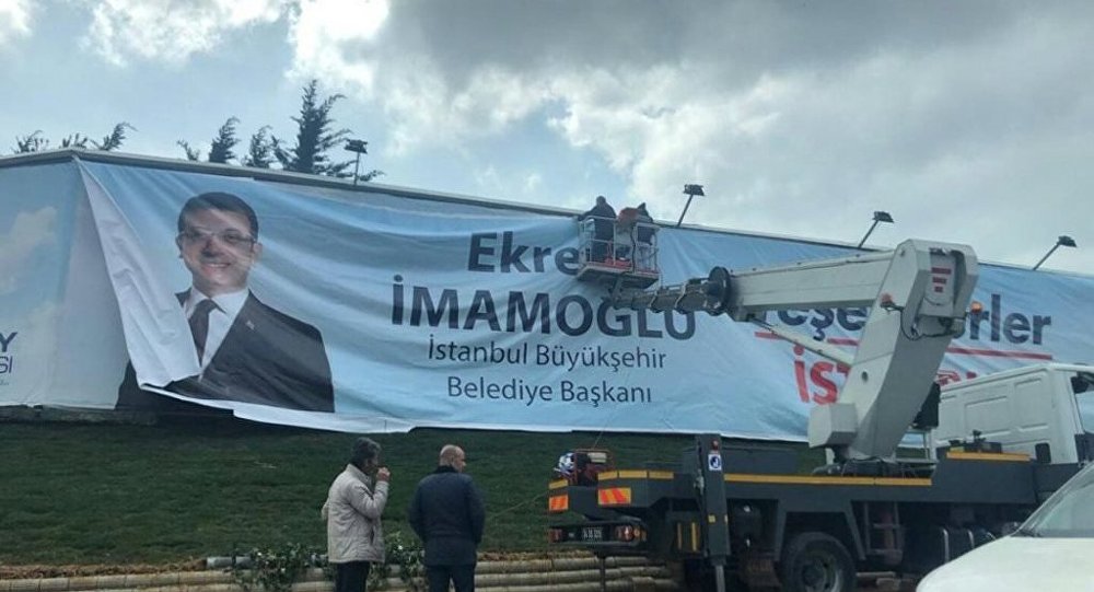 İmamoğlu’ndan teşekkür pankartları