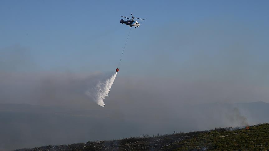 İzmir de helikopter baraja düştü