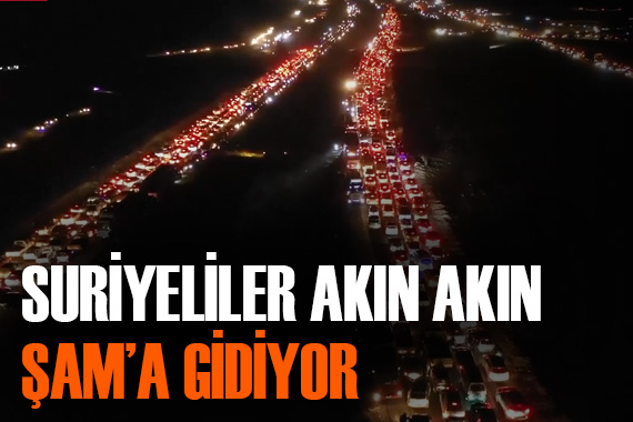 Suriyeliler akın akın Şam a gidiyor