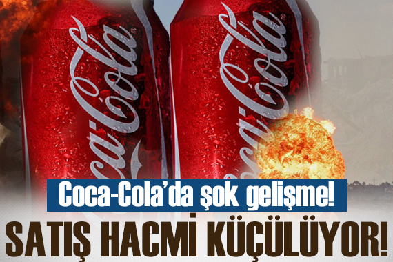 Coca-Cola satış hacminde  küçülüyor 