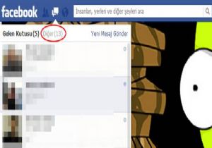 Facebook’un  Görülmeyen  Mesaj Kutusu!