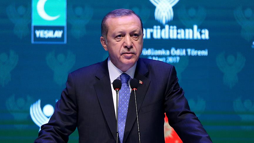 Erdoğan dan Almanya çıkışı