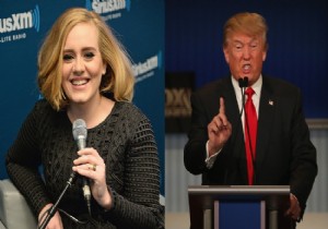 Adele den Trump a izin yok!