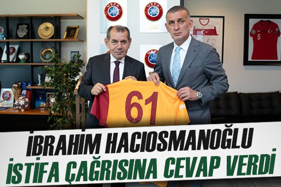 İbrahim Hacıosmanoğlu canlı yayında Galatasaray ın istifa çağrısına cevap verdi