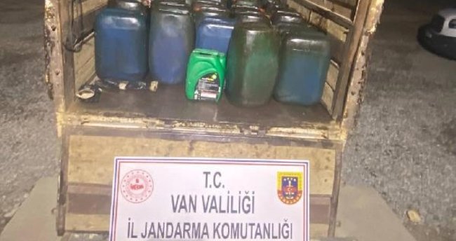 Van da 2 bin 800 litre kaçak akaryakıt ele geçirildi