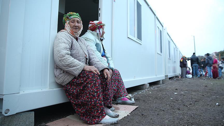 Çanakkale de konteyner kent kuruldu