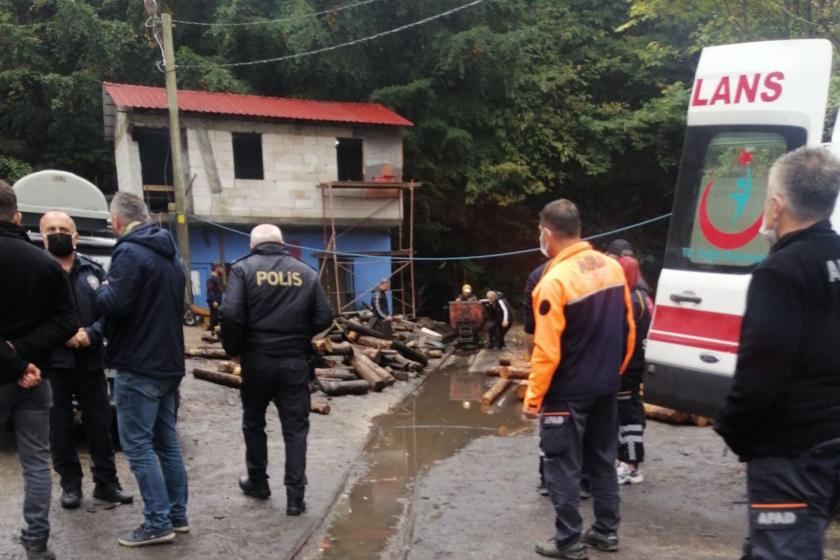 Zonguldak ta ruhsatsız maden ocağında göçük