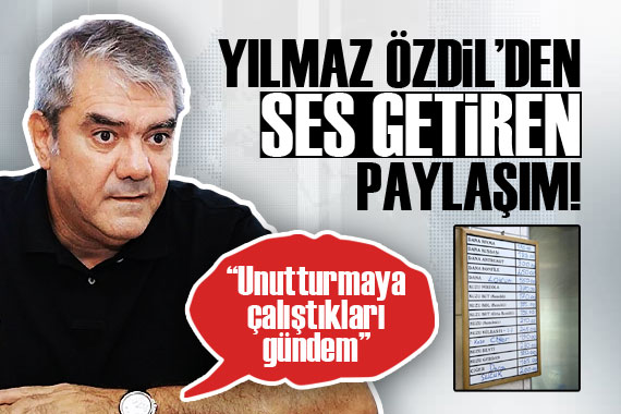 Yılmaz Özdil den dikkat çeken paylaşım!  Unutturmaya çalıştıkları gündem 