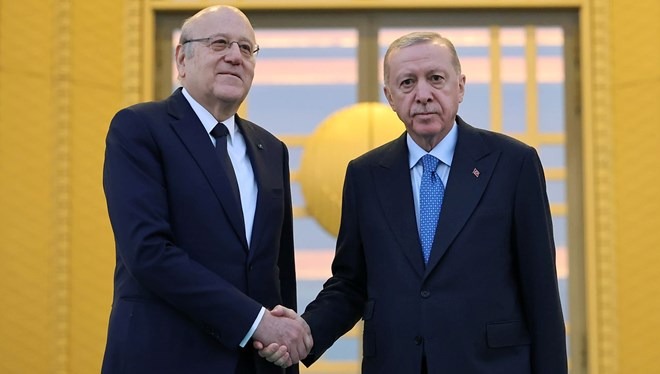 Cumhurbaşkanı Erdoğan, Mikati yi kabul etti