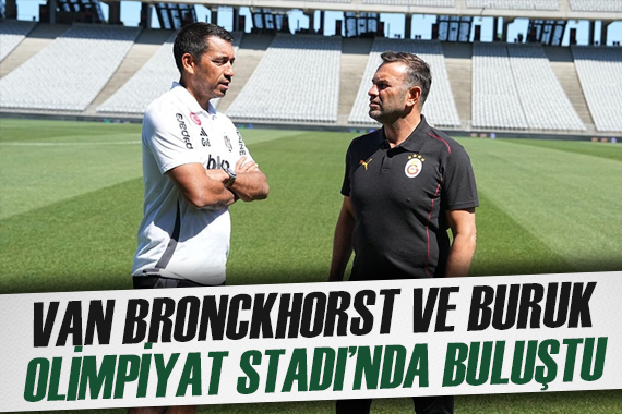 Olimpiyat Stadı nda Van Bronckhorst - Okan Buruk buluşması