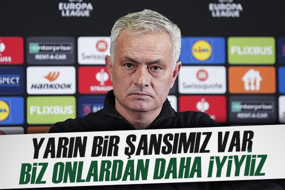 Fenerbahçe Teknik Direktörü Jose Mourinho dan tur yorumu