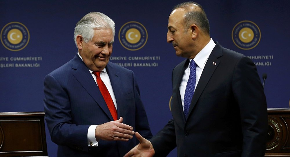 Çavuşoğlu, Tillerson ile görüştü