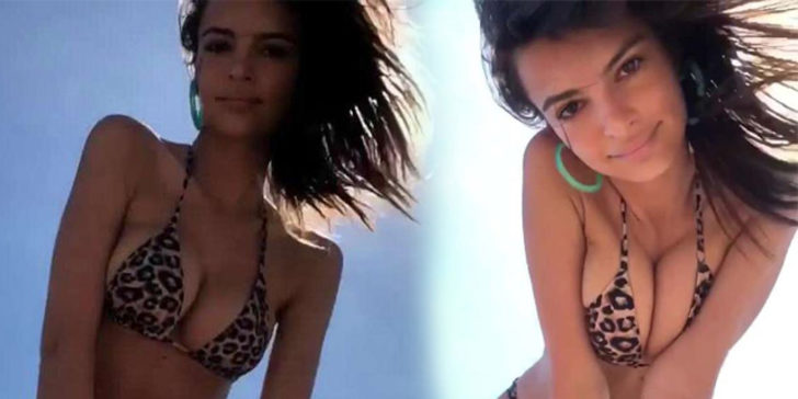 Emily Ratajkowski nin dansı olay oldu!