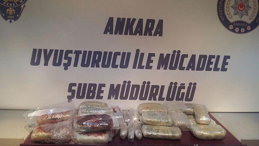 Ankara da uyuşturucu operasyonu