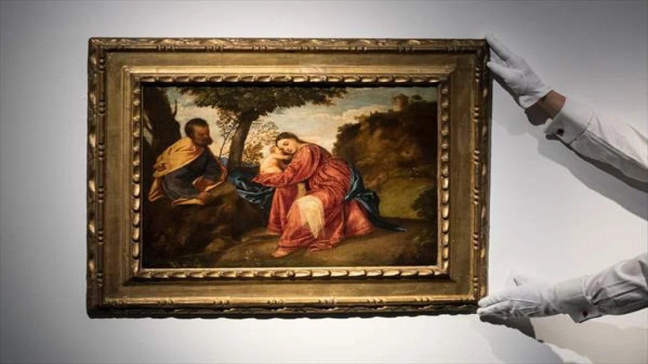 Titian ın kayıp tablosu, bulunduktan yıllar sonra açık artırmada